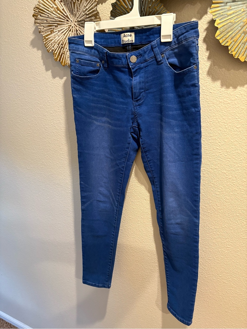 Acne Studios Dark Blue Skinny Jeans